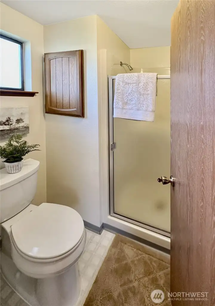 Primary bath commode.