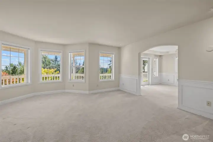 Light filled formal Living room.