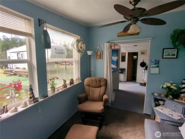 Roomy seating area for additional comfort