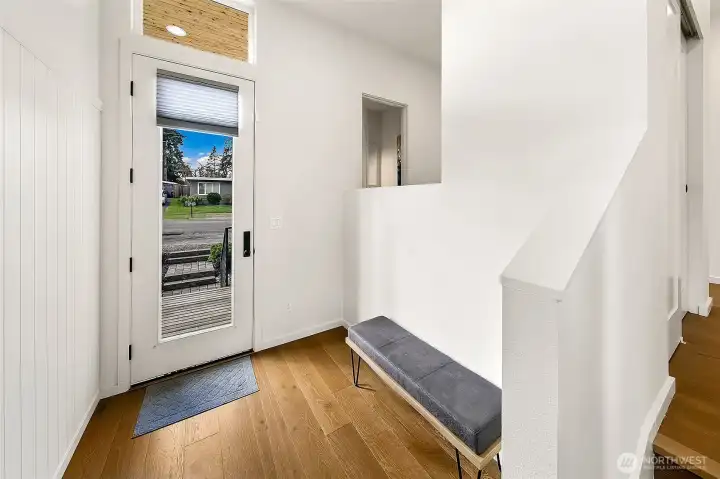 Main floor entry