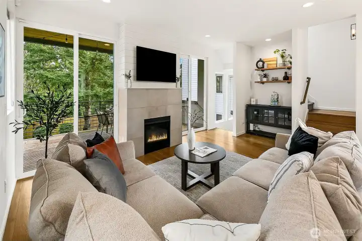 Opens to covered outdoor patio