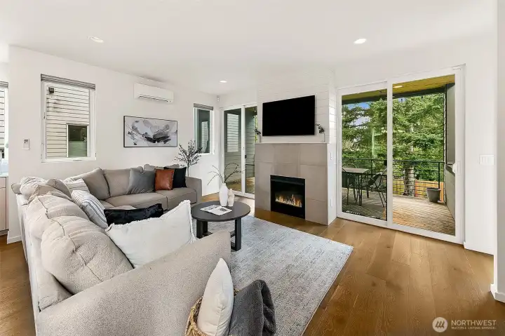Gas fire place