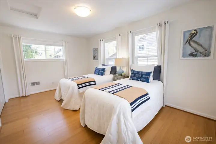 Very nice and roomy second bedroom.