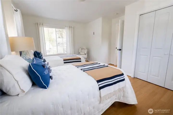 Lovely second bedroom or alternative upper floor primary bedroom.