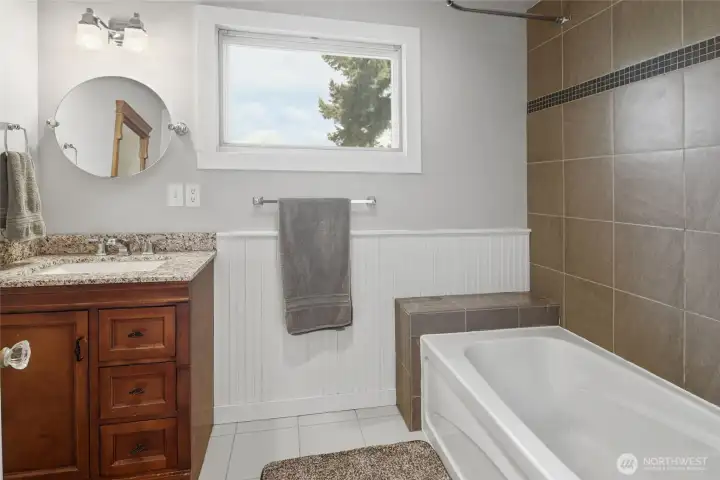 Upstairs bathroom