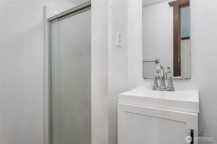 3/4 bath on main level.