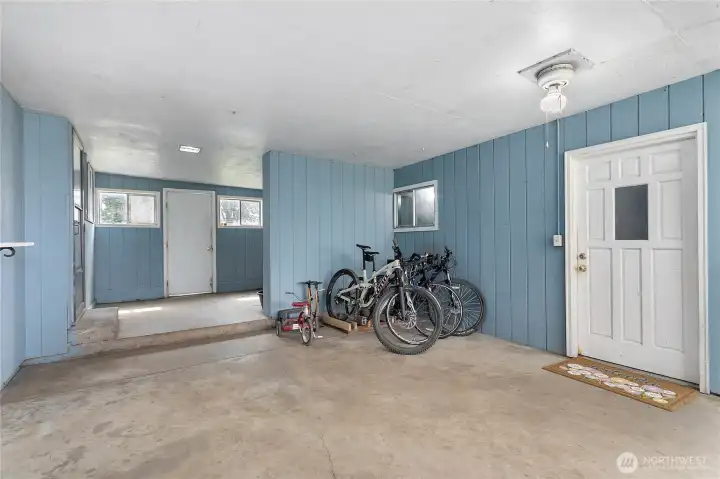 Lots of under-cover space in the covered patio.