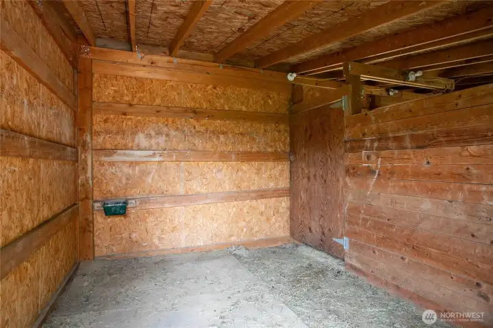 One of the 5 stall spaces, all are a little different, but just a sample.