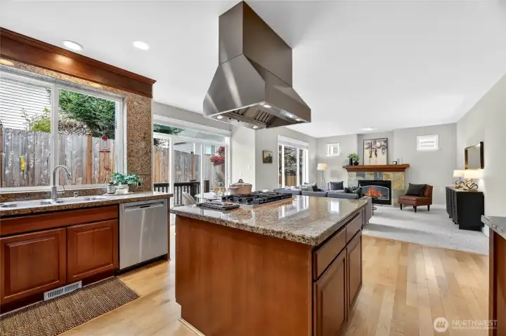 Gourmet kitchen designed to impress.