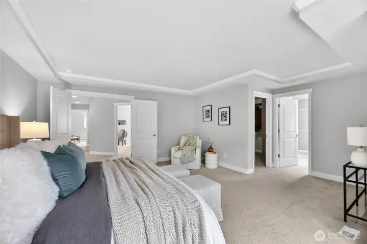 Primary with walk in closet and full  bath.