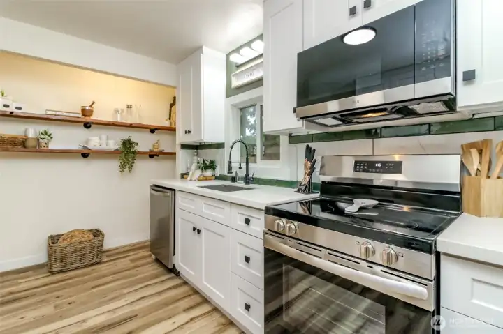 All new kitchen from top to bottom and all new appliances.