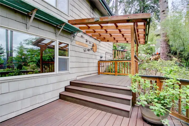 Deck Area Designed for a Hot Tub.