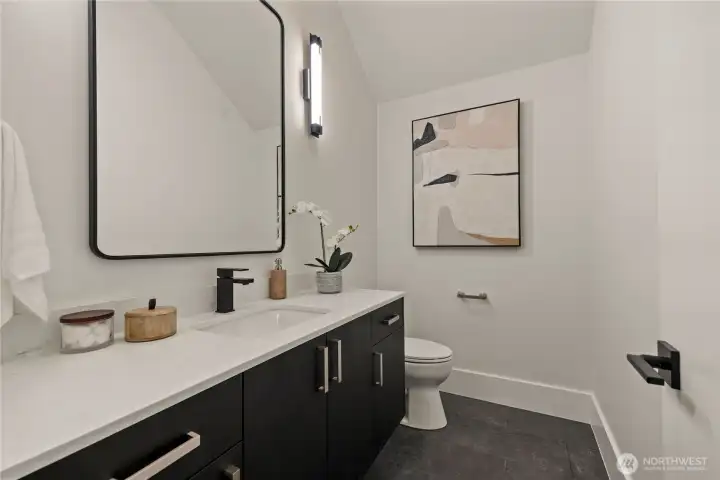 Main floor half bath