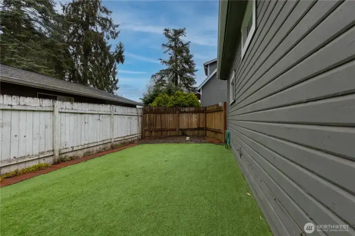 Fully Fenced Backyard