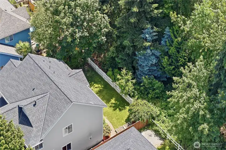 Home backs to a greenbelt and allows the backyard to be a sanctuary!
