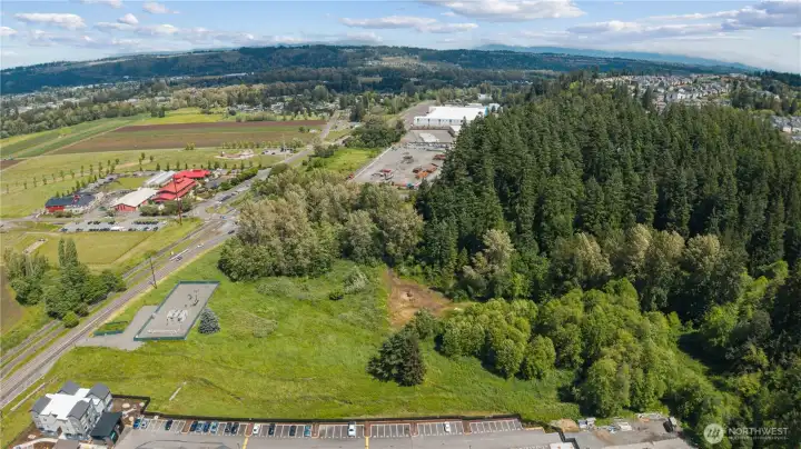 East-facing view toward Sumner East-facing view toward Sumner