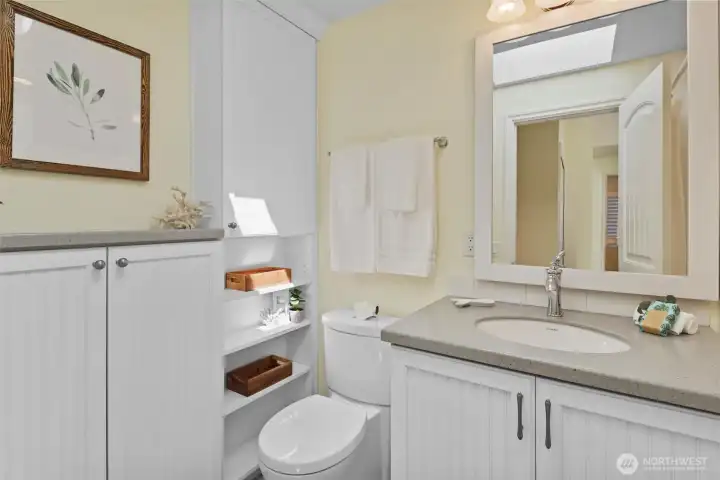 Full Bath on Upper Level