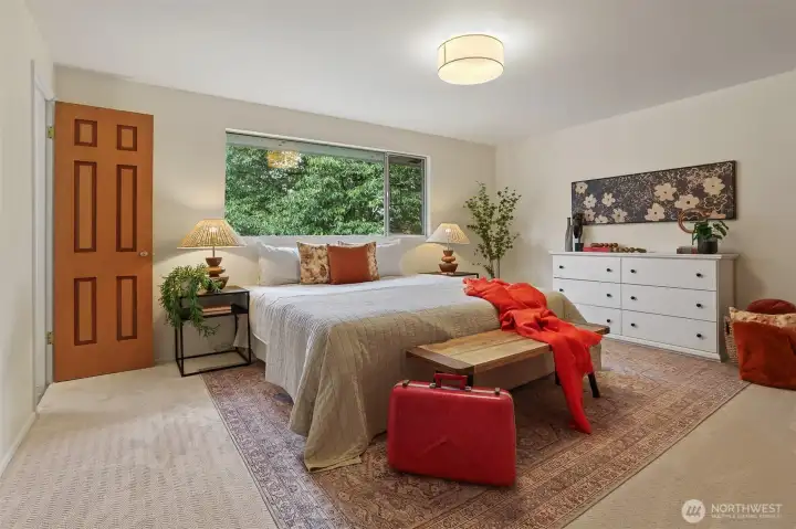 Primary upstairs. Primary upstairs.
