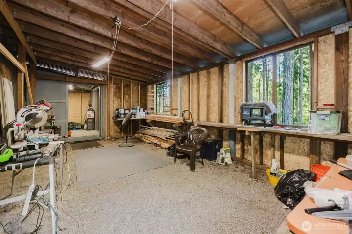 Attached shed is large and abundant in space for whatever you need to keep under cover. Attached shed is large and abundant in space for whatever you need to keep under cover.