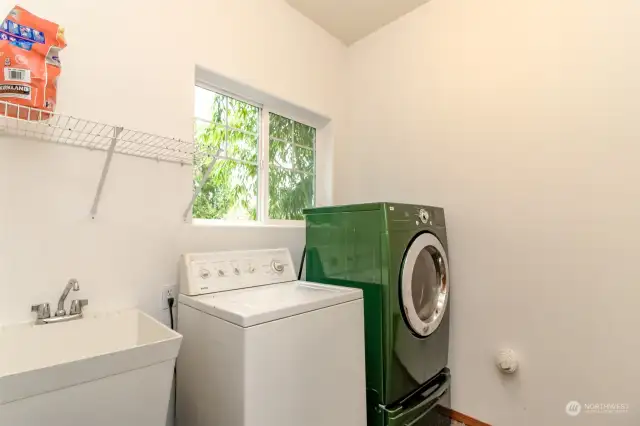 Spacious Laundry room on main floor.