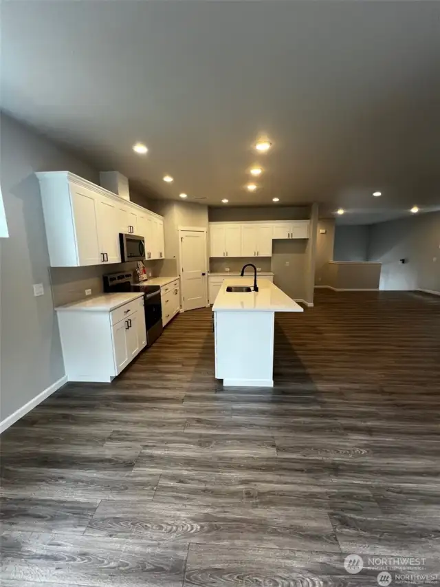 Dining nook to kitchen example only