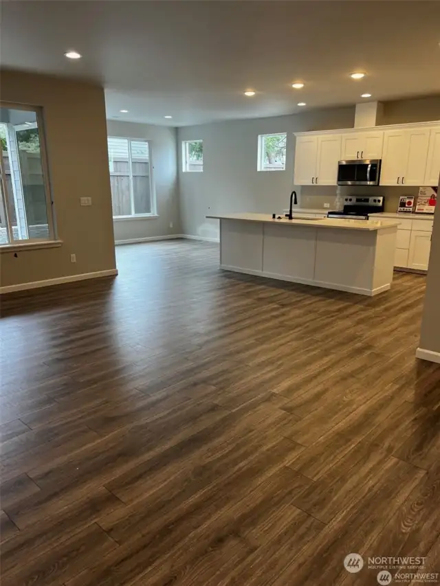 Great room to kitchen example only