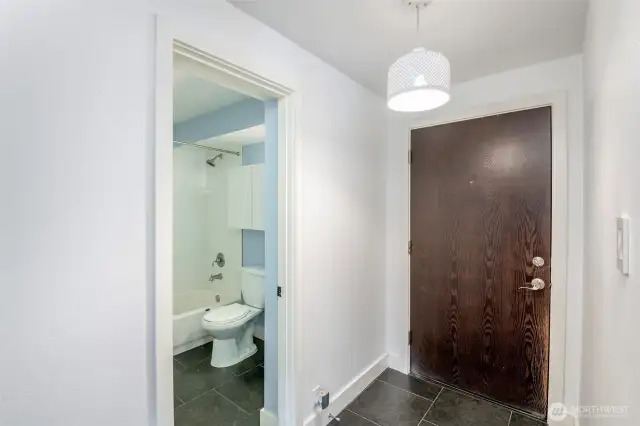 Full bath in Hall