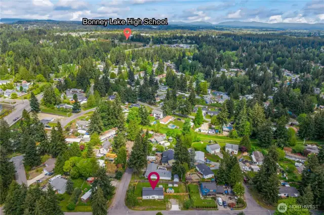 Close proximity to Bonney Lake HS and Mountain View MS