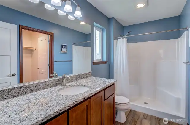 Primary bathroom.
