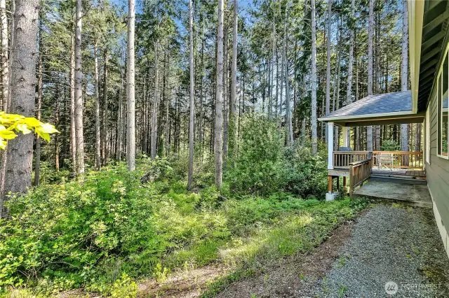 This home is surrounded by greenbelt on two sides.