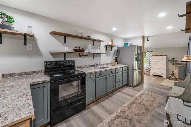 Guest or mother-in-law suite. Kitchen area