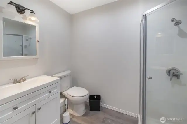 Bath in guest area