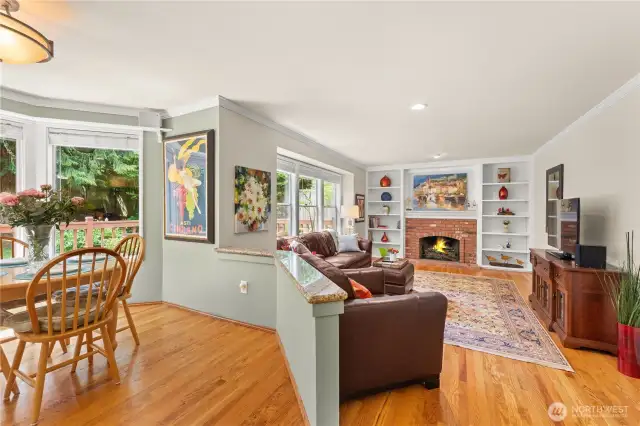 Nice, open feel. Crown molding continues throughout.