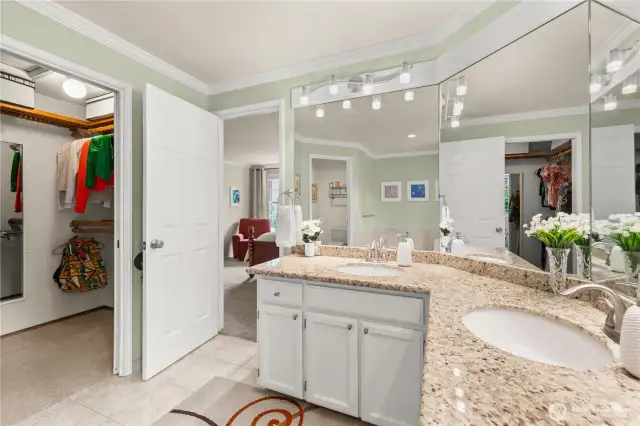 Walk-in closet!