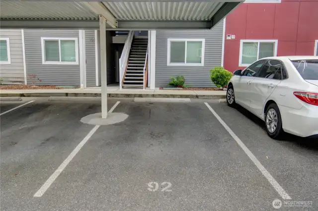 Welcome Home!  An assigned parking space!