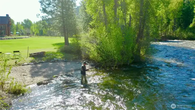 1250 +/- feet of private Riverfront + option on additional 1,014 feet and additional acreage