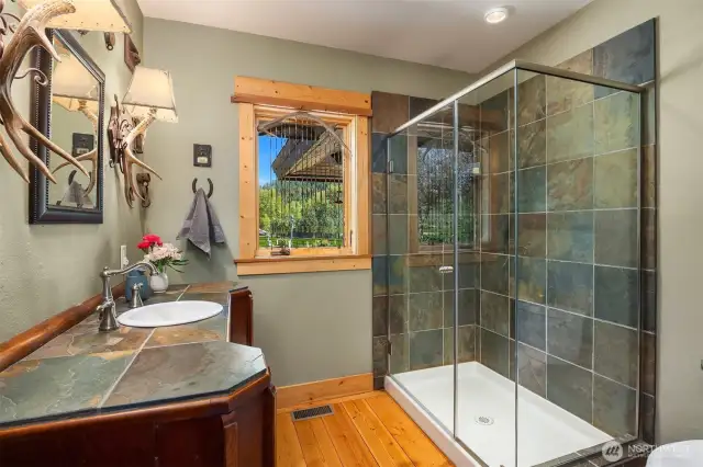 One of two Main Level bathrooms