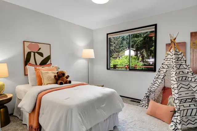 Bedroom number two. (All four bedrooms are on the main floor!)