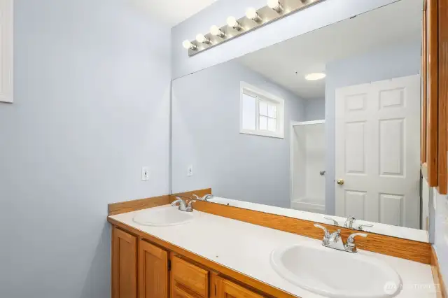 Primary bathroom.