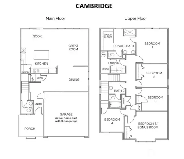Cambridge marketing floorplan