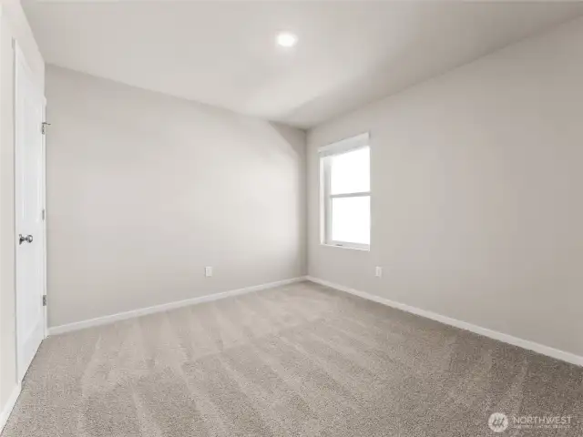 Bedroom 4.  Finishes and options will vary.