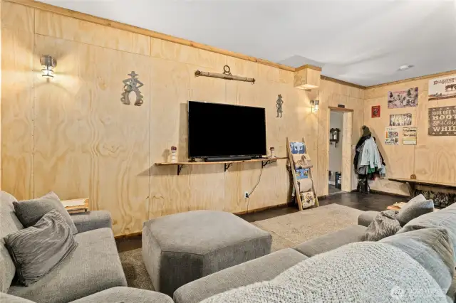 Main floor living space. Big closet for storage too.