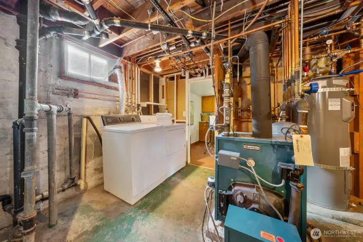 Washer & Dryer downstairs