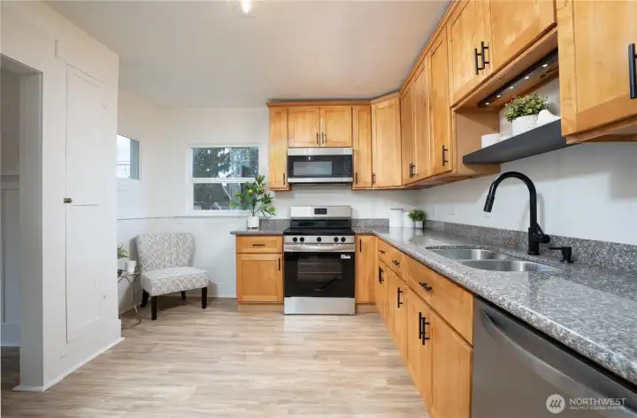 New cabinets and countertops