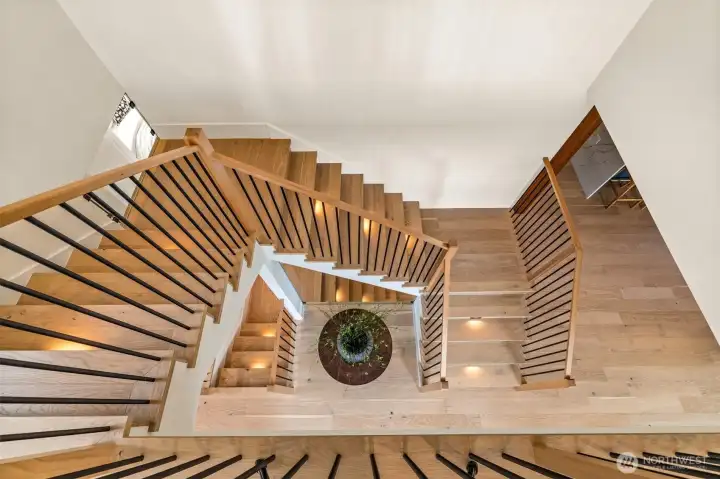 Designed to accomodate an elevator