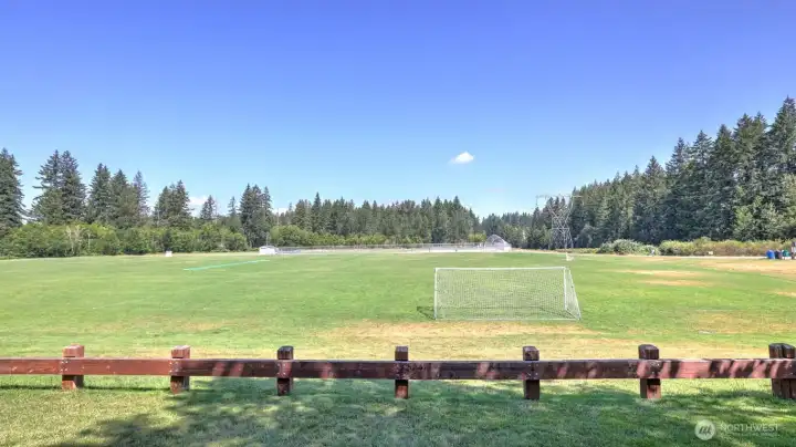 Klahanie also has a pea patch, baseball, soccer, lacrosse fields and a warm sense of community.