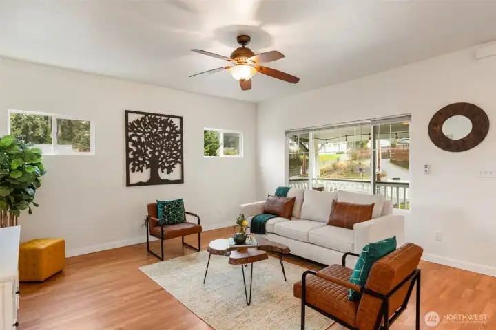 Living room on main level.