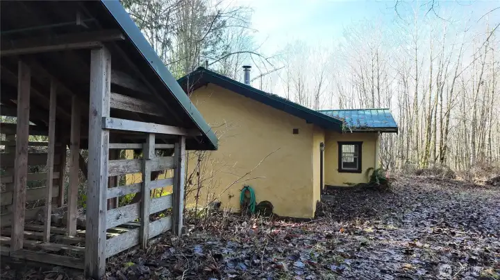 wood shed by the studio