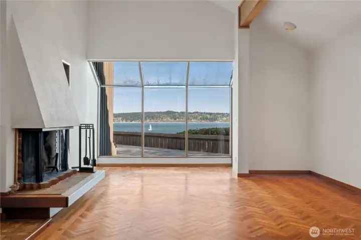 view from  great room