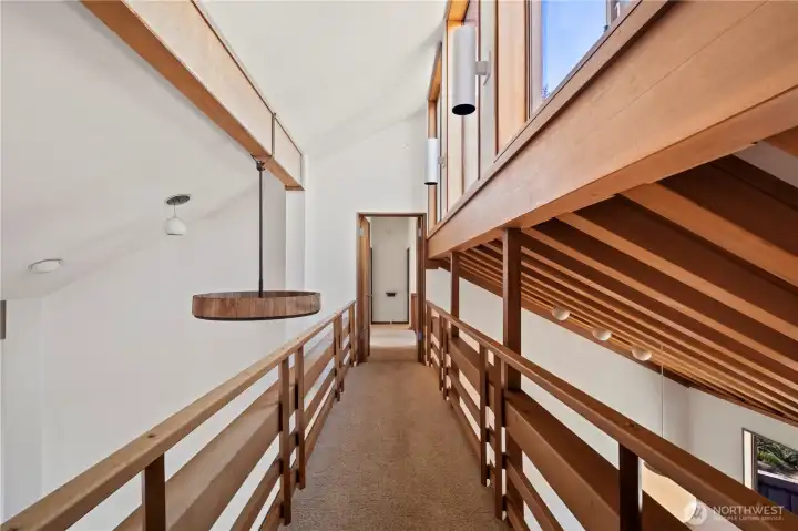 cat walk over great room